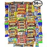 Sweet & Salty Snacks Variety Box, Mix of Cookies, Crackers, Chips & Nuts, 50 Count