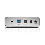 G-Technology 4TB G-DRIVE USB 3.0 Desktop External Hard Drive, Silver - Compact, High-Performance Storage - 0G03594