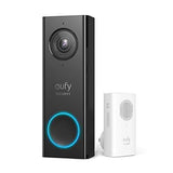 eufy Security Wi-Fi Video Doorbell, 2K Resolution, Real-Time Response, No Monthly Fees(Requires Existing Doorbell Wires, 16-24 VAC, 30 VA or above)