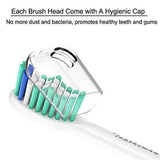 Toptheway Replacement Brush Heads Compatible with Sonicare E-Series Toothbrush HX7022/66, Fit Sonicare Essence, Xtreme