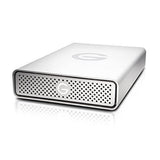 G-Technology 4TB G-DRIVE USB 3.0 Desktop External Hard Drive, Silver - Compact, High-Performance Storage - 0G03594