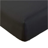 Mellanni Fitted Sheet Twin Black - Brushed Microfiber 1800 Bedding - Wrinkle, Fade, Stain Resistant - 1 Fitted Sheet Only (Twin, Black)