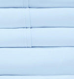 Sweet Home Collection Size 4 Fine Brushed Microfiber 6 Piece 1500 Thread Count Egyptian Quality - 2 EXTRA PILLOW CASES, VALUE - Twin, Aqua,