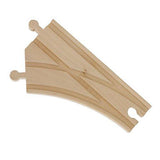 Wooden Train Track 52 Piece Set - 18 Feet Of Track Expansion And 5 Distinct Pieces - 100% Compatible with All Major Brands