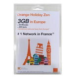 Orange Holiday Europe - 3GB Internet Data in 4G/LTE (currently 8GB promotion