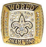 NEW ORLEANS SAINTS (Drew Brees) 2009 SUPER BOWL XLIV WORLD CHAMPIONS
