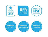 Aquagear Pitcher Replacement Water Filter – Removes Fluoride & Lead – 150 Gallon Capacity Filter