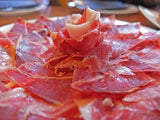Iberico de Bellota Ham Sliced by Hand (2 oz). GLUTEN FREE