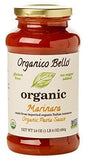 Organico Bello - Organic Gourmet Pasta Sauce - Marinara - 24oz (Pack of 3) - Non GMO, Whole 30 Approved, Gluten Free