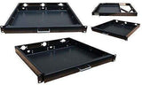 Raising Electronic 1U Rack Mount Sliding Keyboard Tray Cantilever