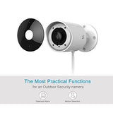 YI Outdoor Security Camera, 1080P 2.4G Wireless IP Waterproof Night Vision Surveillance System with 24/7 Emergency Response - iOS, Android App