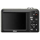 Nikon COOLPIX A10 16.1MP 5x Optical Zoom NIKKOR Glass Lens Digital Camera (Silver) + 32GB SDHC High Speed Memory Card+ AA Spare Batteries