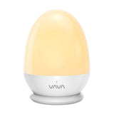 VAVA VA-CL006 Night Lights for Kids with Stable Charging Pad, ABS+PC Bedside Lamp for Breastfeeding, Touch Control&Timer Setting, White