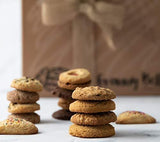 Granny Bella's Cookie Gift Baskets, 52 Gourmet Handmade Cookies, Christmas Holiday Assortment Food Gifts, Prime Unique Box Delivery