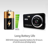 Mini Digital Camera for Photography with 2.8 Inch LCD 8X Digital Zoom, 20MP HD Digital Camera Rechargeable Point and Shoot Camera (Black)