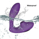 Clitoral Sucking Vibrator, G Spot Clit Dildo Vibrators Waterproof, Rechargeable Clitoris Stimulator with 10 Suction & Vibration Patterns  (Purple)