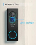 eufy Security Wi-Fi Video Doorbell, 2K Resolution, Real-Time Response, No Monthly Fees(Requires Existing Doorbell Wires, 16-24 VAC, 30 VA or above)