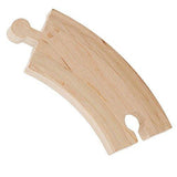 Wooden Train Track 52 Piece Set - 18 Feet Of Track Expansion And 5 Distinct Pieces - 100% Compatible with All Major Brands