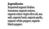 Organico Bello - Organic Gourmet Pasta Sauce - Marinara - 24oz (Pack of 3) - Non GMO, Whole 30 Approved, Gluten Free