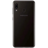 Samsung Galaxy A20 SM-A205FDS 32GB, Dual Sim, 6.4" Infinity-V Display,Dual Rear Camera,3GB RAM, GSM Unlocked International Model, No Warranty (Black)