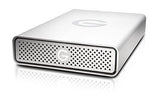G-Technology 4TB G-DRIVE USB 3.0 Desktop External Hard Drive, Silver - Compact, High-Performance Storage - 0G03594