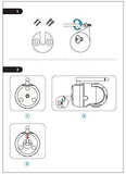 Baby Monitor with Remote Pan-Tilt-Zoom Camera and 3.2'' LCD Screen