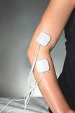 TENS Unit Pads Electrodes 2x2 40 Pcs Replacement Reusable Premium Pads Electrode Patches for Electrotherapy - Non Irritating Design