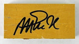 Lakers Magic Johnson Authentic Signed 1.5X3 Forum Floorboard PSA/DNA ITP