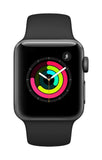 Apple Watch Series 3 (GPS, 38mm) - Space Gray Aluminium Case with Black Sport Band