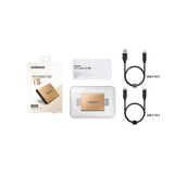 Samsung T5 Portable SSD - 500GB - Rose Gold - USB 3.1 External SSD (MU-PA500G/WW)