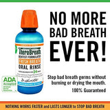TheraBreath Fresh Breath Oral Rinse, Icy Mint, 16 Ounce Bottle (Pack of 2)