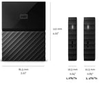 WD 4TB Black My Passport Portable External Hard Drive - USB 3.0 - WDBYFT0040BBK-WESN