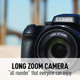 PANASONIC LUMIX FZ80 4K Digital Camera, 18.1 Megapixel Video Camera, 60X Zoom DC VARIO 20-1200mm Lens, F2.8-5.9 Aperture, POWER O.I.S.  (Black)
