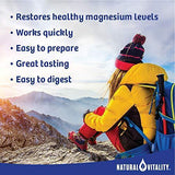 Natural Vitality Calm, The Anti-Stress Drink Mix, Magnesium Supplement Powder, Raspberry Lemon - 16 ounce