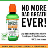 TheraBreath Fresh Breath Oral Rinse, Mild Mint, 16 Ounce Bottle (Pack of 2)