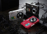 AbergBest 21 Mega Pixels 2.7" LCD Rechargeable HD Digital Camera Video Camera Digital Students Cameras,Indoor Outdoor for Adult/Seniors/Kid (Red)