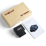 SinoTrack GPS Tracker Platform No Monthly Fee, Real-Time OBD Car GPS Tracking Device Locator, Mini OBD II Vehicle Tracker with Alert System for Car