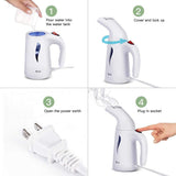 JSD Steamer for Clothes, 7 in 1 Powerful Handheld Fabric Steamer