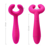G-Spot Rabbit Waterproof Rechargeable 3 Motors Dildo Vibrator Adult Sex Toys - Adorime Silicone Clitoris Vagina Penis Stimulator Massager Sex Things