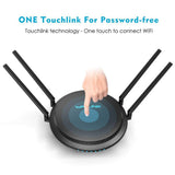 WiFi Router,Wavlink Remote AC1200 Smart WiFi Router with Touchlink Function