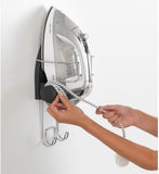 Brabantia Wall-Mounted Rest and Hanging Ironing Board Holder, Gray