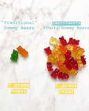 SmartSweets Gummy Bears Fruity 1.8 Oz Bags (Box Of 12), Candy With Low-Sugar (3g) & Low Calorie (90)