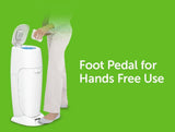 Playtex Diaper Genie Complete Diaper Pail, Fully Assembled, with Odor Lock Technology, Includes 1 Pail & 1 Refill, White