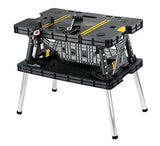 Folding Table Work Bench For Woodworking Tools & Accessories with Clamps