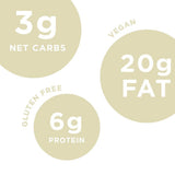 KETO BARS: The Original High Fat, Low Carb, Keto Snack Bars. Simple Ingredients, Gluten Free, Vegan. (Dark Chocolate Coconut Almond, 10 Count)