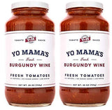Gourmet Burgundy Wine Pasta Sauce - (2) 25 oz Jars - Keto Certified, No Sugar Added, Gluten Free, Preservative Free, Paleo Friendly