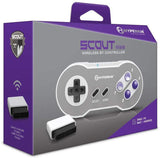 Hyperkin "Scout" Premium BT Controller for SNES/ PC/ Mac/ Android (Includes Wireless Adapter) - Super NES