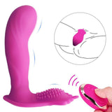 Wearable Vibrator Clitoris and G-Spot Stimulator Remote Control Vibrate Masturbation Dildo Toys for Adult,Invisible Wearable Vibrating Wand USB
