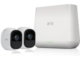 Arlo Pro - Wireless Home Security Camera System with Siren | Rechargeable, Night vision, Indoor/Outdoor, HD Video, 2-Way Audio 2 camera kit (VMS4230)