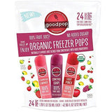 Goodpop Organic Freezer Pops No Sugar Added Variety 24 Count